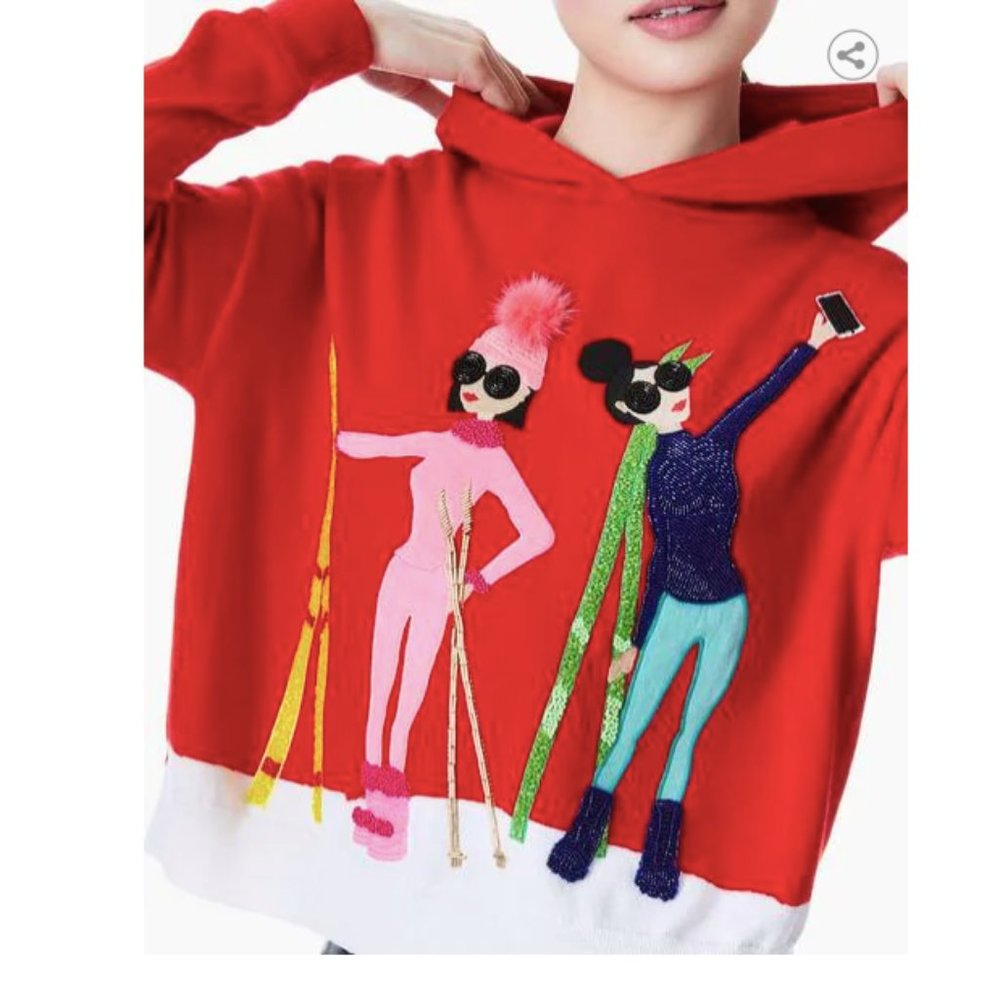 Alice + Olivia | Oscar Graphic Print Hoodie